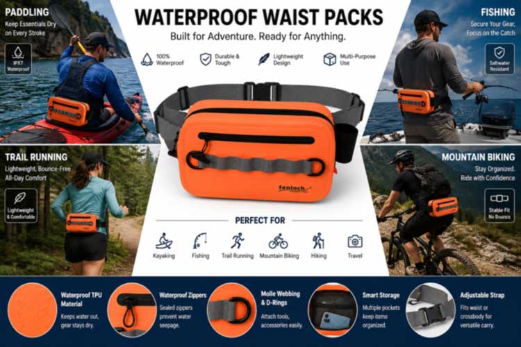 Водонепроникна поясна сумка OEM для торгових марок Outdoor